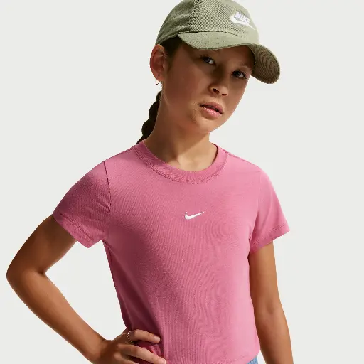 Nike kort T-shirt voor meisjes - Roze