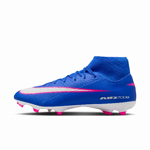 Nike Mercurial Superfly 10 Academy high-top voetbalschoenen (meerdere ondergronden) - Blauw