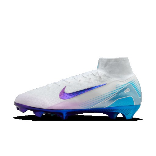 Nike Mercurial Superfly 10 Elite AS high-top voetbalschoenen (stevige ondergrond) - Wit