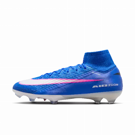 Nike Mercurial Superfly 10 Elite high top voetbalschoenen (stevige ondergrond) - Blauw
