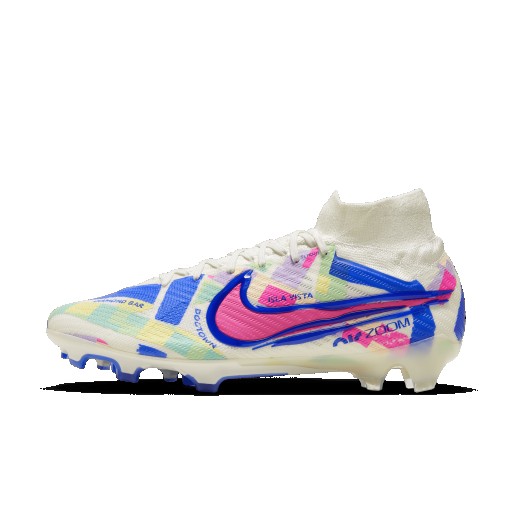 Nike Mercurial Superfly 9 Elite SE high-top voetbalschoenen (stevige ondergrond) - Wit