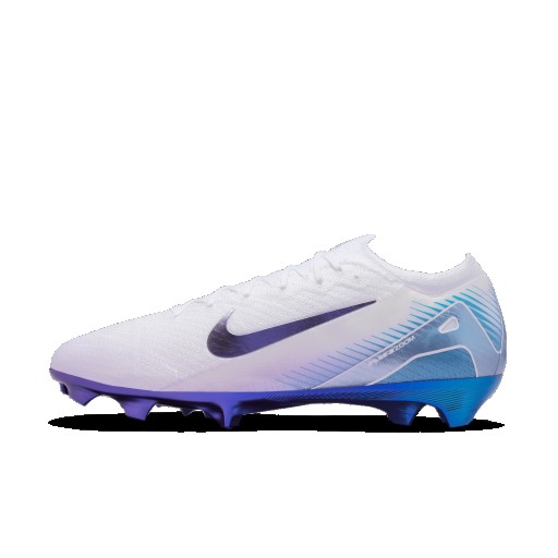 Nike Mercurial Vapor 16 Elite LV8 low-top voetbalschoenen (stevige ondergrond) - Wit