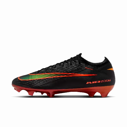Nike Mercurial Vapor 16 Elite LV8 low-top voetbalschoenen (stevige ondergrond) - Zwart
