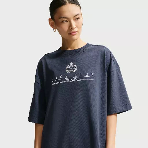 Nike oversized T-shirt met korte mouwen voor dames - Blauw