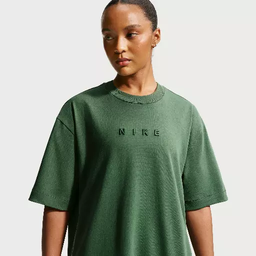 Nike oversized T-shirt met korte mouwen voor dames - Groen