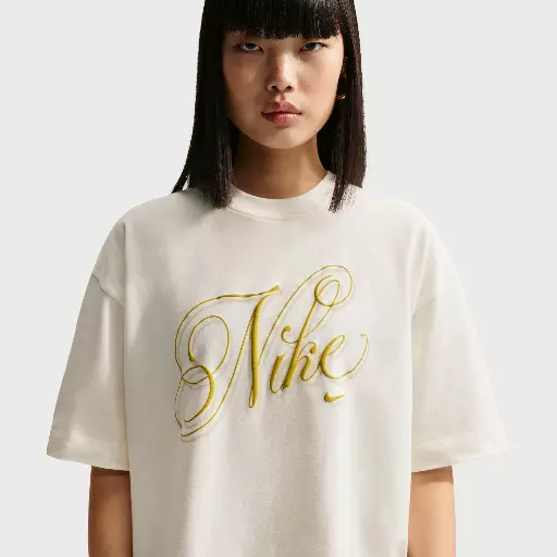 Nike oversized T-shirt met korte mouwen voor dames - Wit