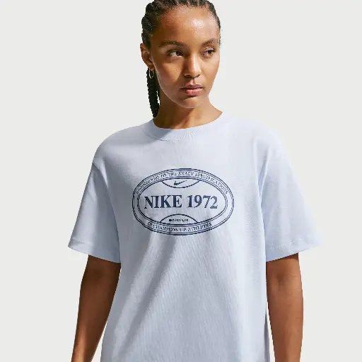Nike oversized T-shirt voor dames - Grijs