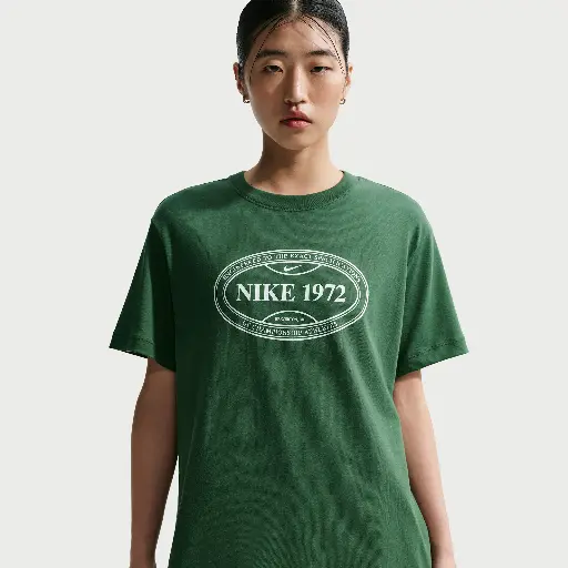 Nike oversized T-shirt voor dames - Groen