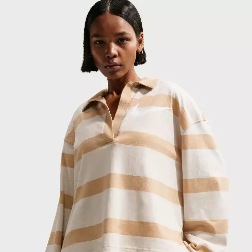 Nike oversized top voor dames - Grijs