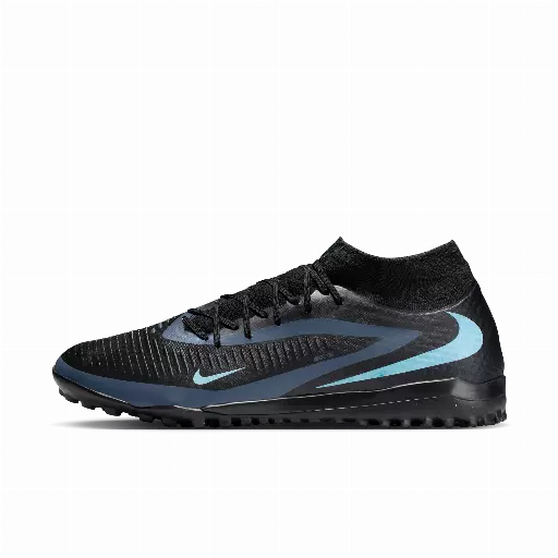 Nike Phantom 6 High Academy voetbalschoenen (turf) - Zwart