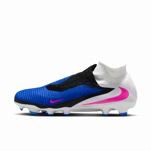Nike Phantom 6 High Pro voetbalschoenen (stevige ondergrond) - Blauw