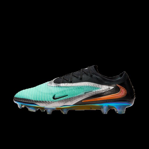 Nike Phantom 6 Low Elite voetbalschoenen (stevige ondergrond) - Grijs