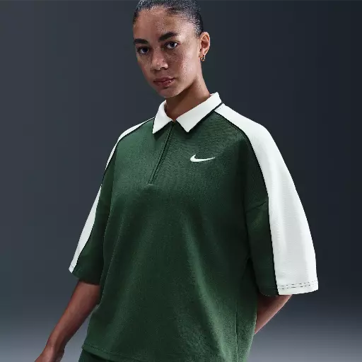 Nike polo met korte mouwen voor dames - Groen