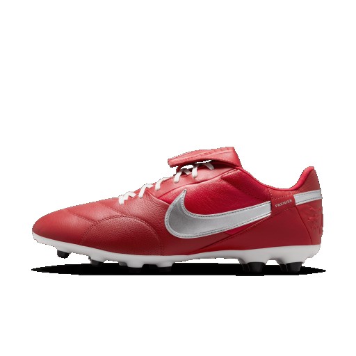 Nike Premier 3 low top voetbalschoenen (stevige ondergrond) - Rood