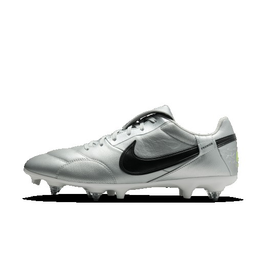 Nike Premier 3 SG-Peo low-top voetbalschoen (zachte ondergrond) - Grijs