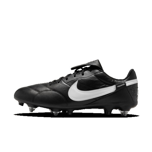 Nike Premier 3 SG-Peo low-top voetbalschoen (zachte ondergrond) - Zwart
