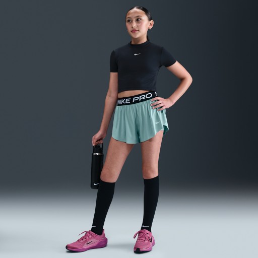 Nike Pro 2-in-1 Dri-FIT shorts voor meisjes - Groen
