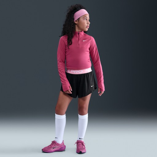 Nike Pro 2-in-1 Dri-FIT shorts voor meisjes - Zwart