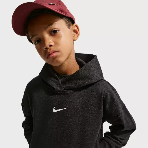 Nike Pro Dri-FIT fleecehoodie voor jongens - Zwart