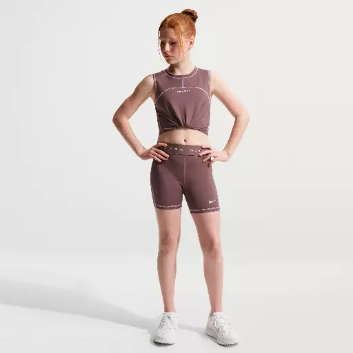 Nike Pro Dri-FIT shorts voor kinderen (8 cm) - Paars