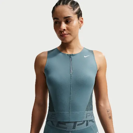 Nike Pro Dri-FIT tanktop voor dames - Grijs