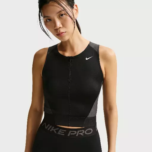 Nike Pro Dri-FIT tanktop voor dames - Zwart