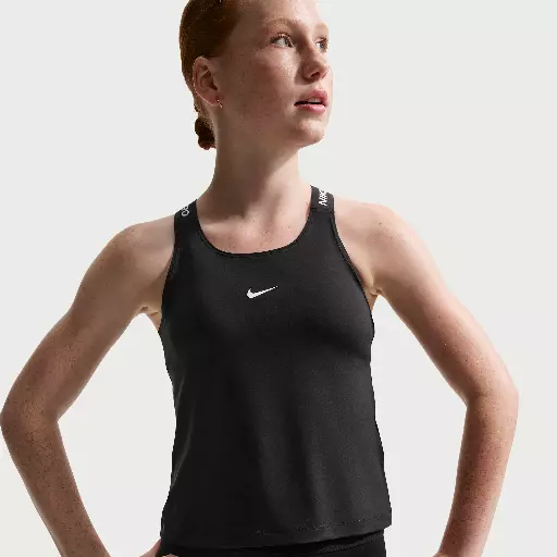 Nike Pro Dri-FIT tanktop voor meisjes - Zwart