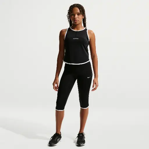 Nike Pro Dri-FIT trainingscapri's voor meisjes - Zwart