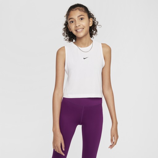 Nike Pro Dri-FIT trainingstanktop voor meisjes - Wit