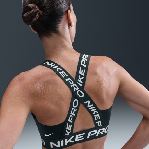 Nike Pro non-padded sport-bh met lichte ondersteuning - Groen