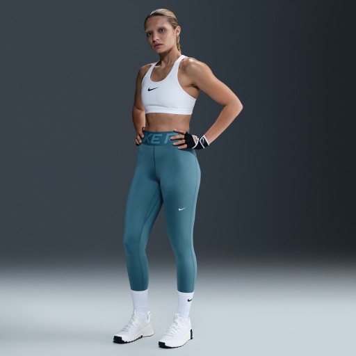 Nike Pro Sculpt lange legging met hoge taille voor dames - Blauw