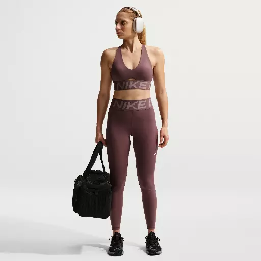 Nike Pro Sculpt lange legging met hoge taille voor dames - Paars