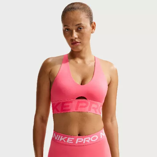 Nike Pro Sculpt padded sport-bh met medium ondersteuning - Roze