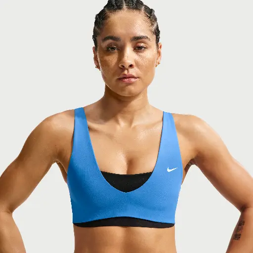 Nike Pro Sculpt sport-bh met medium ondersteuning - Blauw