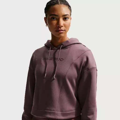 Nike Pro Therma-FIT Hoodie voor dames - Paars