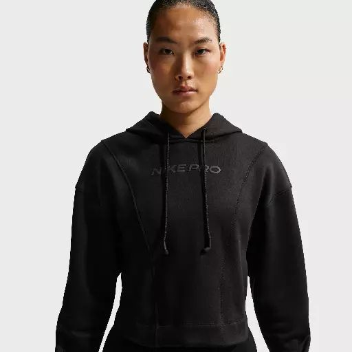 Nike Pro Therma-FIT Hoodie voor dames - Zwart