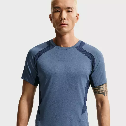 Nike Pro Training Dri-FIT ADV herentop met korte mouwen - Blauw