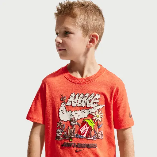 Nike 'Rest And Recovery' T-shirt voor kleuters - Oranje