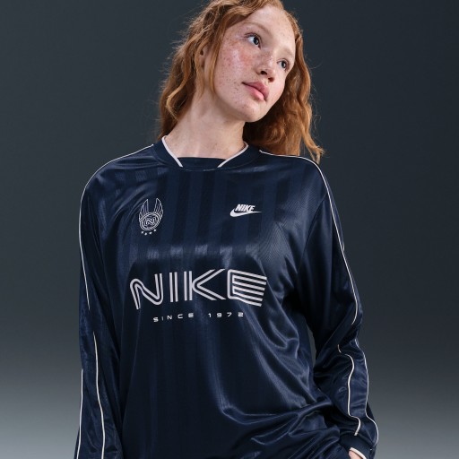 Nike Sportswear damestop van jersey met lange mouwen - Blauw
