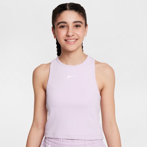 Nike Sportswear geribde tanktop voor meisjes - Paars