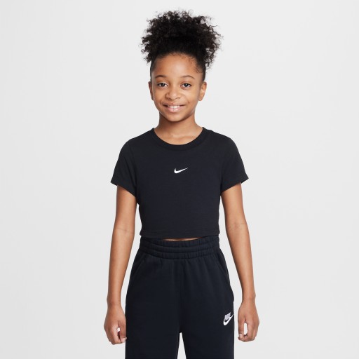 Nike Sportswear kort T-shirt voor meisjes - Zwart