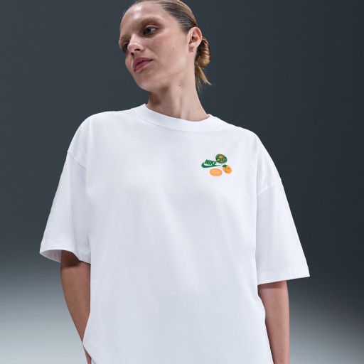 Nike Sportswear oversized T-shirt met korte mouwen en graphic voor dames - Wit