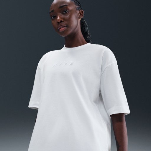 Nike Sportswear oversized T-shirt met korte mouwen voor dames - Wit