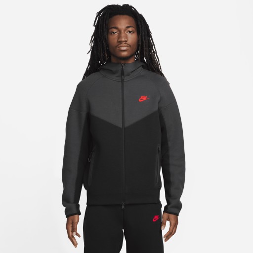 Nike Tech Fleece Windrunner Hoodie met rits voor heren - Zwart