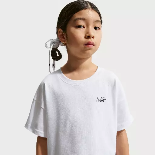 Nike T-shirt met recht design voor meisjes - Wit