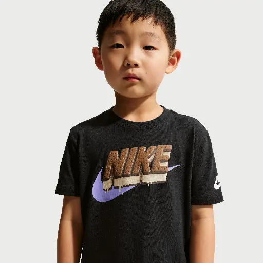 Nike T-shirt voor kleuters - Zwart