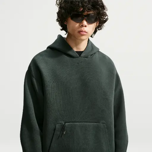 Nike Tech fleecehoodie voor heren - Groen