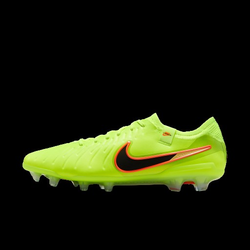 Nike Tiempo Legend 10 Elite low top voetbalschoenen (stevige ondergrond) - Geel