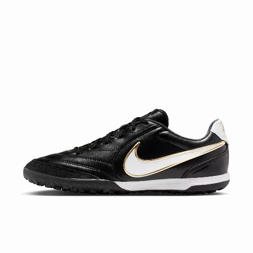 Nike Tiempo Ligera Pro low top voetbalschoen (turf) - Zwart
