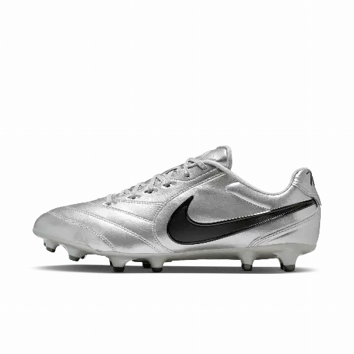 Nike Tiempo Ligera Pro low top voetbalschoenen (stevige ondergrond) - Grijs